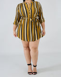 Classic Chic Shirtdress - Yellow