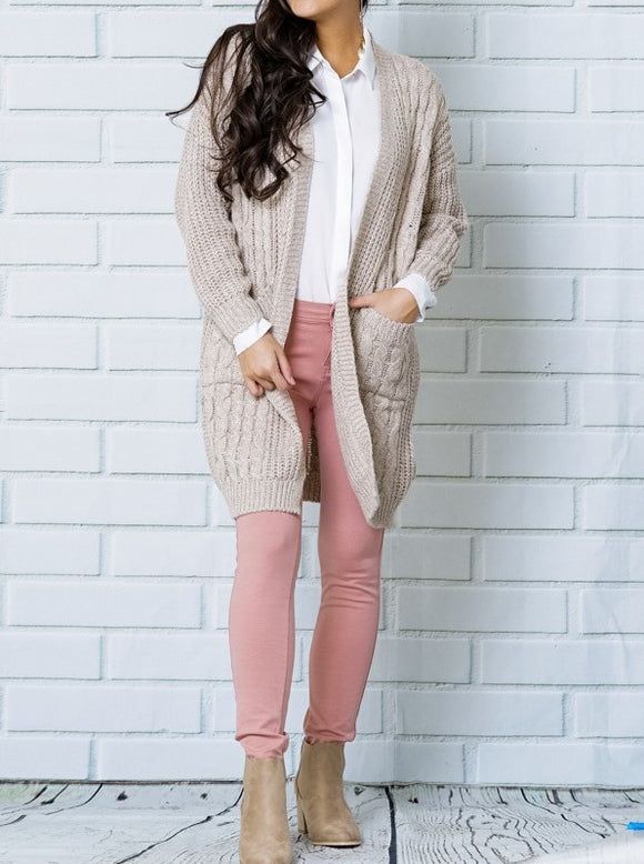 Basic Cardi - Khaki