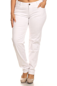 Plain Jane Pants - White