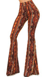 Jessica pants - burnt orange/multi