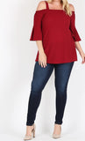 Eliza Top -Red Plus
