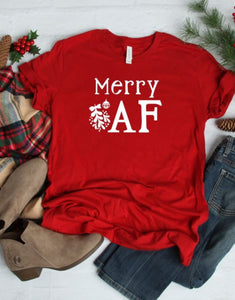 Merry AF Tee