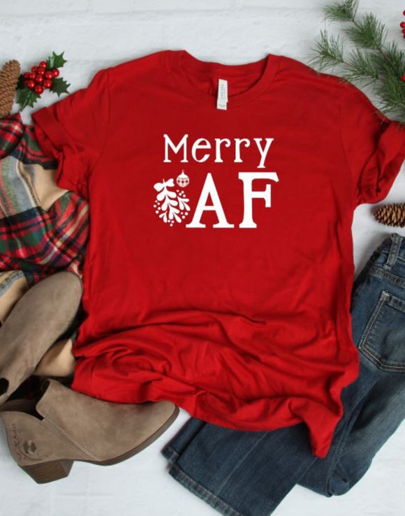 Merry AF Tee