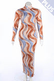 A Piece of Art Dress- Plus