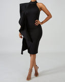 Work For It Dress-Black