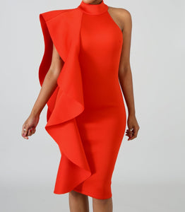Work For It Dress-Red